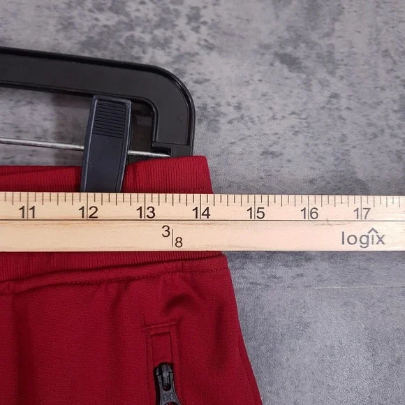 UNDER ARMOUR Sportstyle Tricot Joggers Mens SMALL Maroon Red - Picture 6 of 7